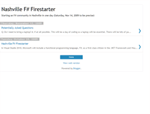 Tablet Screenshot of fsharpfirestarter.blogspot.com