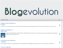 Tablet Screenshot of blogevolution.blogspot.com