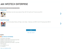 Tablet Screenshot of amiinfotechenterprise.blogspot.com