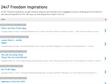 Tablet Screenshot of 24x7freedom.blogspot.com