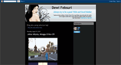 Desktop Screenshot of dewifebsuri.blogspot.com