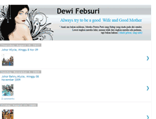 Tablet Screenshot of dewifebsuri.blogspot.com