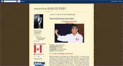 Desktop Screenshot of entrevistaskarateperu.blogspot.com