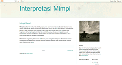 Desktop Screenshot of interpretasimimpi.blogspot.com