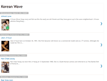Tablet Screenshot of koreanwavecraze.blogspot.com