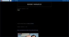 Desktop Screenshot of boobsparadise.blogspot.com