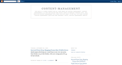 Desktop Screenshot of great-content-management.blogspot.com