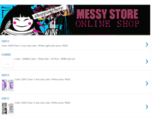 Tablet Screenshot of messystore.blogspot.com