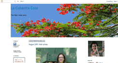 Desktop Screenshot of lacubanitacose.blogspot.com