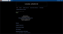 Desktop Screenshot of ileanaaparicio.blogspot.com