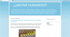 Desktop Screenshot of matarhumanos.blogspot.com