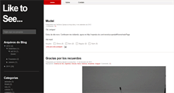 Desktop Screenshot of liketoseeblog.blogspot.com