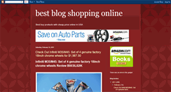 Desktop Screenshot of bestblogshopping.blogspot.com