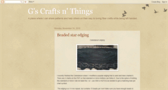 Desktop Screenshot of gs-crafts-n-things.blogspot.com