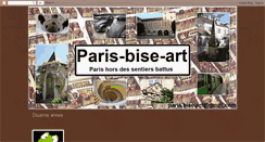 Desktop Screenshot of paris-bise-art.blogspot.com