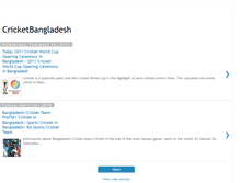 Tablet Screenshot of bdcricketinfo.blogspot.com