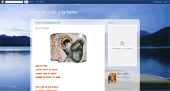 Desktop Screenshot of angelcaido-entreelcieloylatierra.blogspot.com
