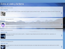 Tablet Screenshot of angelcaido-entreelcieloylatierra.blogspot.com