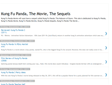 Tablet Screenshot of kungfupandamovies.blogspot.com