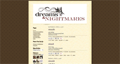 Desktop Screenshot of dreamsandnightmaresmagazine.blogspot.com