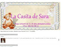 Tablet Screenshot of lacasitadesara.blogspot.com