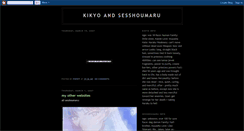 Desktop Screenshot of kikyosesshoumaru.blogspot.com