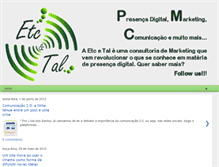Tablet Screenshot of blogetcetaldigital.blogspot.com