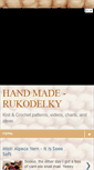 Mobile Screenshot of handmade-rukodelky.blogspot.com