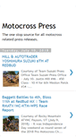 Mobile Screenshot of motocrosspress.blogspot.com