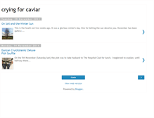 Tablet Screenshot of cryingforcaviar.blogspot.com