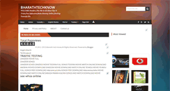 Desktop Screenshot of bharath-tech-know.blogspot.com