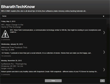 Tablet Screenshot of bharath-tech-know.blogspot.com