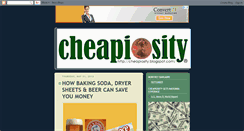 Desktop Screenshot of cheapiosity.blogspot.com