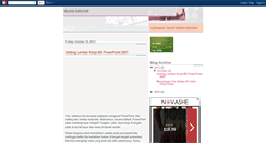 Desktop Screenshot of duniatutorial.blogspot.com