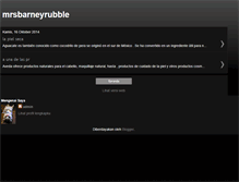 Tablet Screenshot of mrsbarneyrubble.blogspot.com