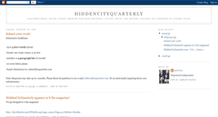 Desktop Screenshot of hiddencityquarterly.blogspot.com