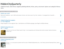 Tablet Screenshot of hiddencityquarterly.blogspot.com