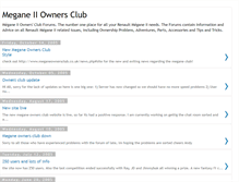 Tablet Screenshot of meganeownersclub.blogspot.com