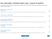 Tablet Screenshot of lawandordercriminalintentcast.blogspot.com