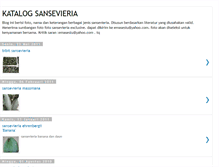 Tablet Screenshot of katalog-sansevieria.blogspot.com