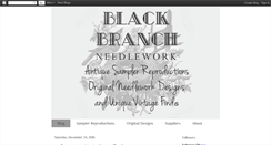 Desktop Screenshot of blackbranchneedlework.blogspot.com
