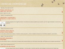 Tablet Screenshot of cienciassarri.blogspot.com