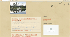 Desktop Screenshot of cambodiatonight.blogspot.com