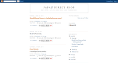 Desktop Screenshot of japandirectshop.blogspot.com