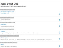 Tablet Screenshot of japandirectshop.blogspot.com