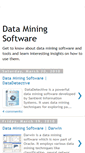 Mobile Screenshot of dataminingsoftware.blogspot.com