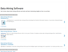 Tablet Screenshot of dataminingsoftware.blogspot.com