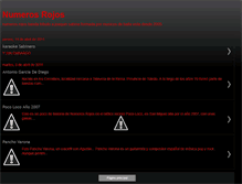 Tablet Screenshot of numerosrojossabina.blogspot.com