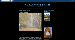 Desktop Screenshot of paintingsbymeg.blogspot.com