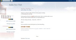 Desktop Screenshot of indiasexclub.blogspot.com